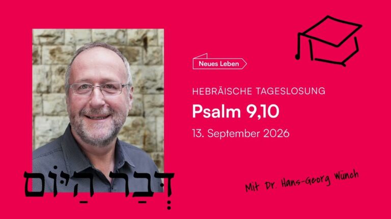 Standbild der Hebraeischen Tageslosung vom 13. September 2026